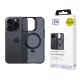 3MK Smoke Case Mag&Stand Apple iPhone 16 Pro Max tok, fekete