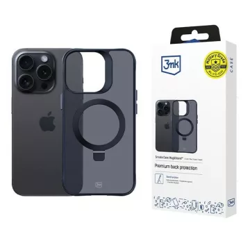   3MK Smoke Case iPhone 16 Pro Magsafe & Stand tok, átlátszó