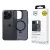 3MK Smoke Case iPhone 16 Pro Magsafe & Stand tok, átlátszó