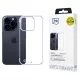 3MK Just20g Clear Case iPhone 16 Pro tok, átlátszó