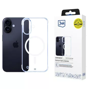 3MK Just20g MagCase iPhone 16 Plus tok, átlátszó