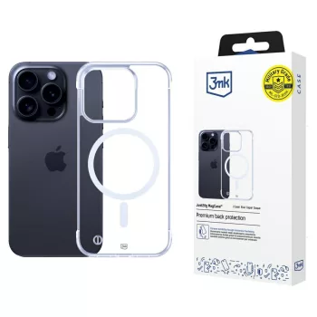 3MK Just20g MagCase iPhone 16 Pro Max tok, átlátszó