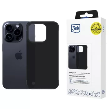 3MK Just20g Matt Case iPhone 16 Pro tok, fekete