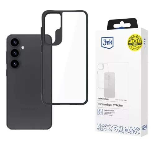 3mk Satin Armor Case+ Samsung Galaxy S25 Plus tok, átlátszó