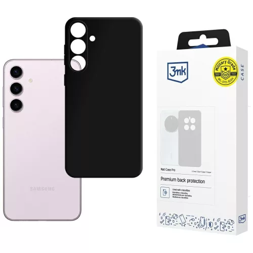 3MK Matt Case Pro Samsung Galaxy S24 tok, fekete