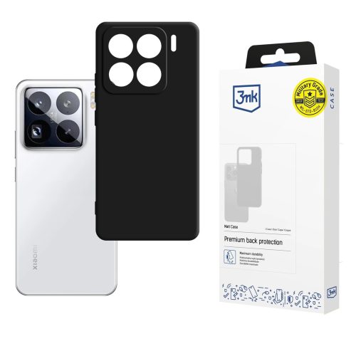 Xiaomi 15 Pro - 3mk Matt Case tok, fekete