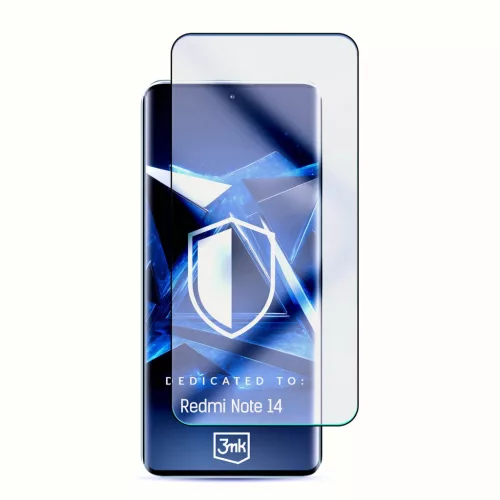 3mk HardGlass Max Lite fekete Xiaomi Redmi Note 14 5G edzett üvegfólia