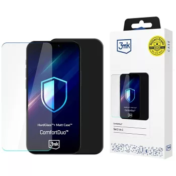  3MK ComfortDuo Matt tok, fekete Samsung Galaxy S25 Plus tok, fekete
