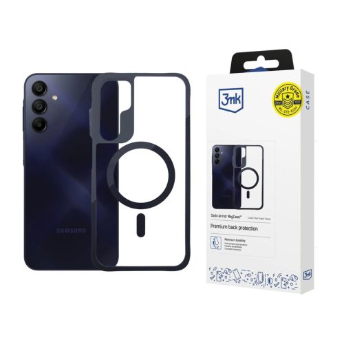 3mk Satin Armor MagCase Samsung Galaxy A15 5G tok, átlátszó