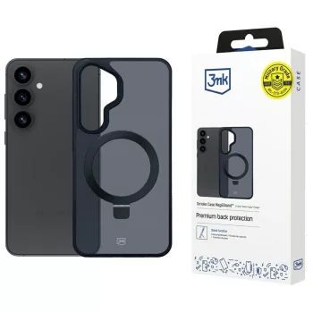   3MK Smoke Case Mag&Stand Samsung Galaxy S25 Plus tok, átlátszó