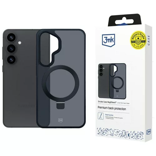 3MK Smoke Case Mag&Stand Samsung Galaxy S25 Plus tok, átlátszó