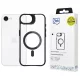 3MK Satin Armor MagCase Apple iPhone 16E tok, átlátszó-fekete