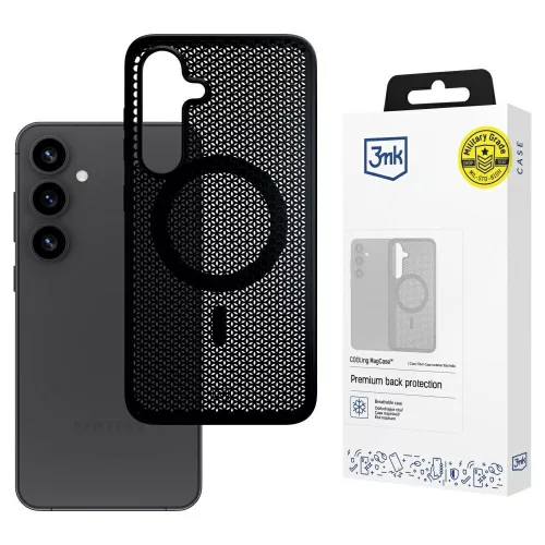3MK COOLing MagCase Samsung Galaxy S25 Plus tok, fekete
