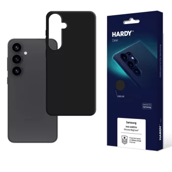 3mk Hardy MagSilicone Case Samsung Galaxy S25+ tok, fekete