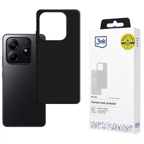3mk Matt Case Xiaomi Redmi Note 14 4G tok, matt fekete