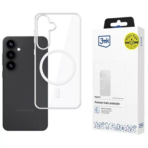 3MK MagCase Samsung Galaxy S25 tok, átlátszó