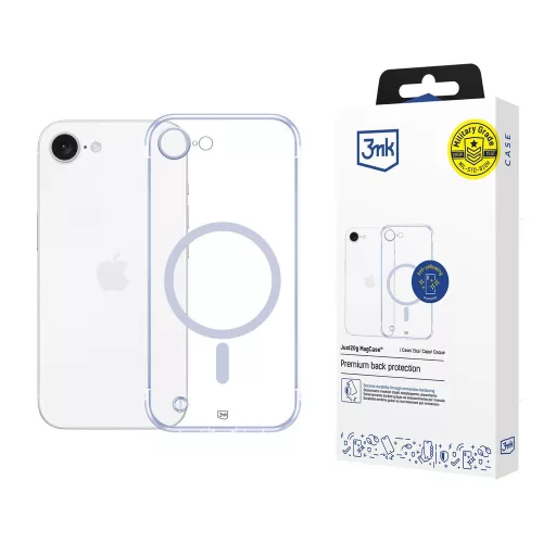 3mk Just20g MagCase iPhone 16E tok, átlátszó