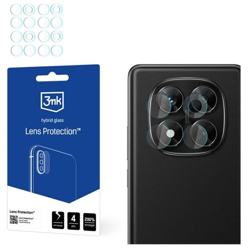 Hybrid Glass Camera Lens 3mk Lens Protection Xiaomi Redmi Note 14 Pro 4G kameravédő