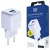 3MK hálózati töltő Hyper GaN Charger 20W 1xUSB-A 1XUSB-C PD QC4+, fehér