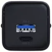 3MK hálózati töltő Hyper GaN Charger 20W 1xUSB-A 1XUSB-C PD QC4+, fekete