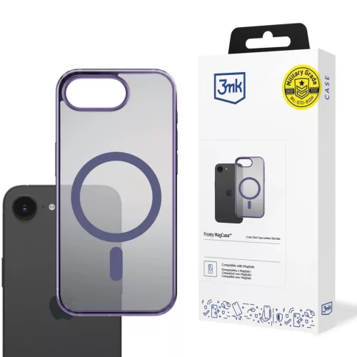 3mk Frosty MagCase Apple iPhone 16E  tok, lila