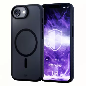 3mk Smoke MagCase Apple iPhone SE4/16E matt tok, fekete