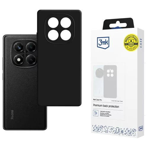 3MK Matt Case Pro do Redmi Note 14 Pro 4G tok, fekete