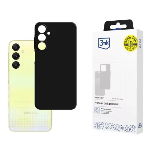 3MK Silicone Case Samsung Galaxy A26 5G tok, fekete