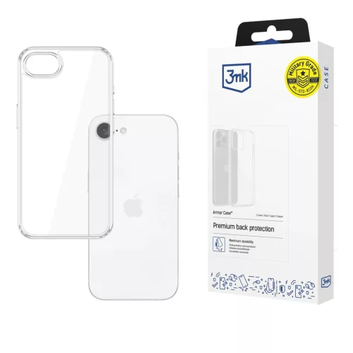 3mk Armor Case Apple iPhone 16e tok, átlátszó