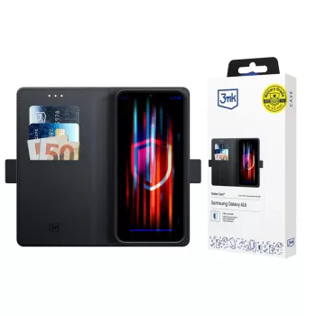 3mk Wallet Case Samsung Galaxy S25 Edge tok, fekete