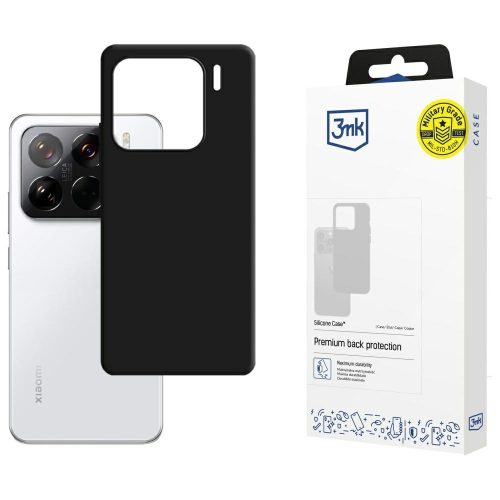 Xiaomi 15 - 3mk Silicone Case tok, fekete