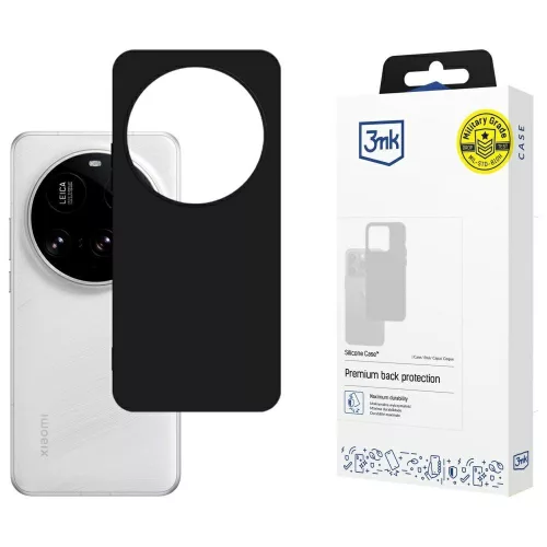 Xiaomi 15 Ultra - 3mk Silicone Case tok, fekete