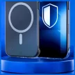 3MK Samsung Galaxy S25 Edge 3mk Just20g MagCase tok, fekete