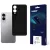 3MK HARDY Silicone MagCase Samsung Galaxy S25 Edge tok, fekete
