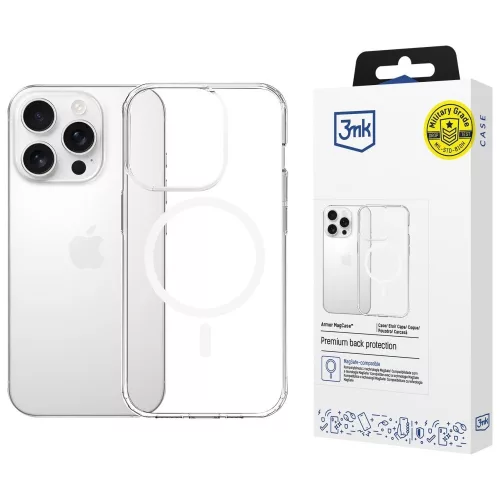 3MK Armor MagCase Apple iPhone 14 Pro tok, átlátszó