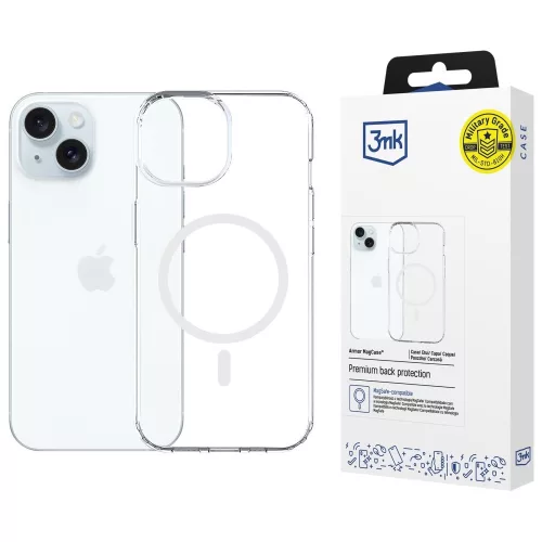 3MK Armor MagCase Apple iPhone 15 tok, átlátszó