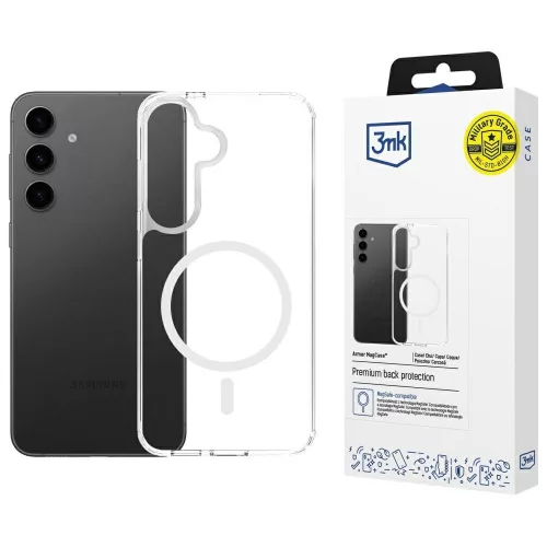 3MK Armor MagCase Samsung Galaxy S24/S25 tok, átlátszó