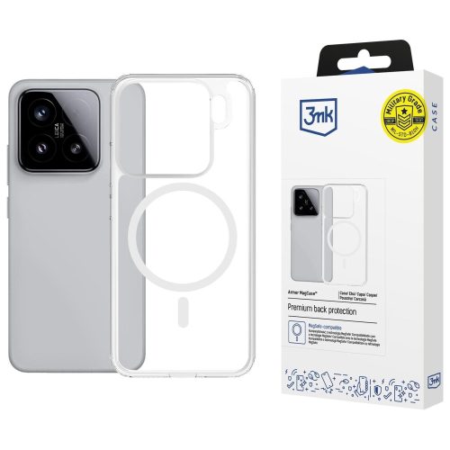 3MK Armor MagCase Xiaomi 15 Pro tok, átlátszó