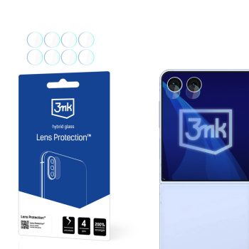   3mk Lens Protection Hybrid Glass Camera Lens on Samsung Galaxy Z Flip 7 hibrid kameravédő üvegfólia