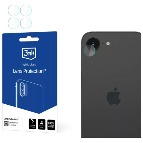 3MK Lens ProtectApple iPhone 16e 4db kameravédő