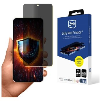   3MK Silky Matt Privacy Samsung Galaxy S25 Edge betekintésgátló üvegfólia