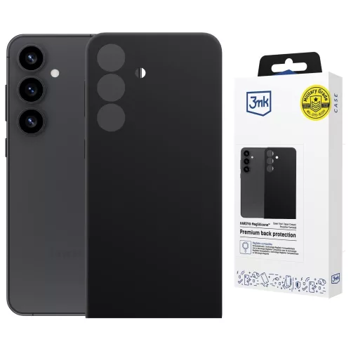 3MK Hardy MagSilicone Samsung Galaxy S24 tok, fekete