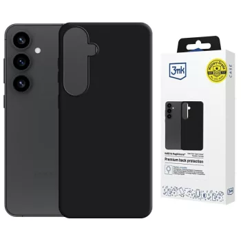 3MK Hardy MagSilicone Samsung Galaxy S25 tok, fekete