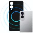 3MK Hardy MagSilicone Samsung Galaxy S25 Edge tok, fekete