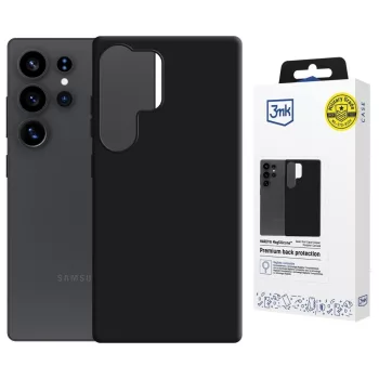 3MK Hardy MagSilicone Samsung Galaxy S25 Ultra tok, fekete