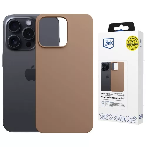 3MK Hardy MagSilicone Apple  iPhone 14 Pro Max tok, fahéj