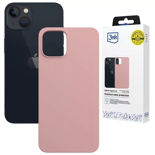 3MK Hardy MagSilicone Apple  iPhone 15 tok, rózsaszín
