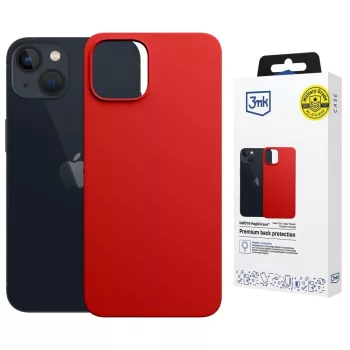3MK Hardy MagSilicone Apple  iPhone 14 Plus tok, piros