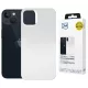 3MK Hardy MagSilicone Apple  iPhone 15 Plus tok, ezüst