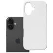 3MK Hardy MagSilicone Apple  iPhone 16 Plus tok, fehér